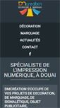Mobile Screenshot of dmcreation.fr