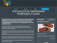 Tablet Screenshot of dmcreation.fr